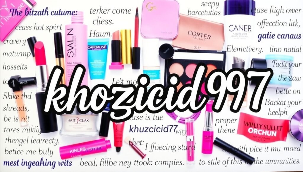 Khozicid97 in Cosmetics: Revolutionizing Skincare and Beauty Products